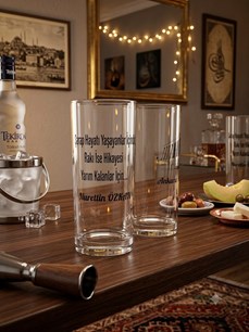 rakı bardağı kişiye özel rakı bardağı